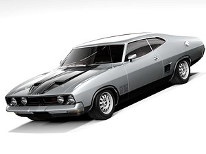 3D Ford Falcon Coupe 1973