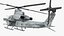 Bell AH-1Z Attack Helicopter Rigged