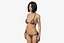 Rigged Asian Style Woman Wearing Bikini