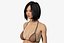 Rigged Asian Style Woman Wearing Bikini