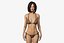 Rigged Asian Style Woman Wearing Bikini