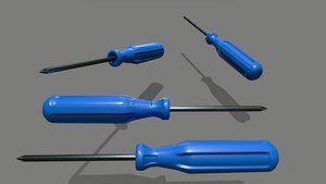 3D model screwdriver 4