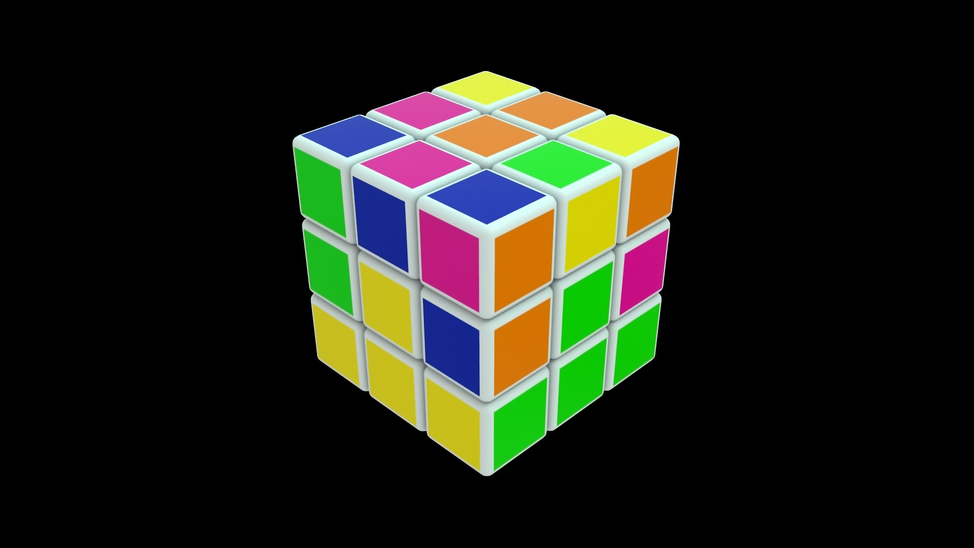 3D Model Rubiks Cube 3x3 - TurboSquid 2130307