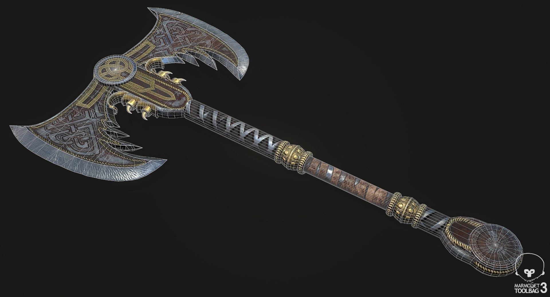 Axe Pbr Metalic 3D Model - TurboSquid 1373432