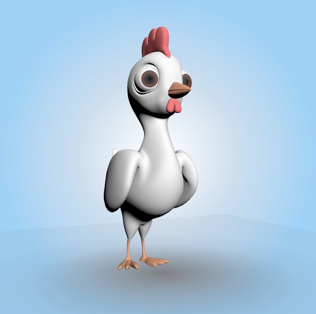 3D Chicken - TurboSquid 1835708