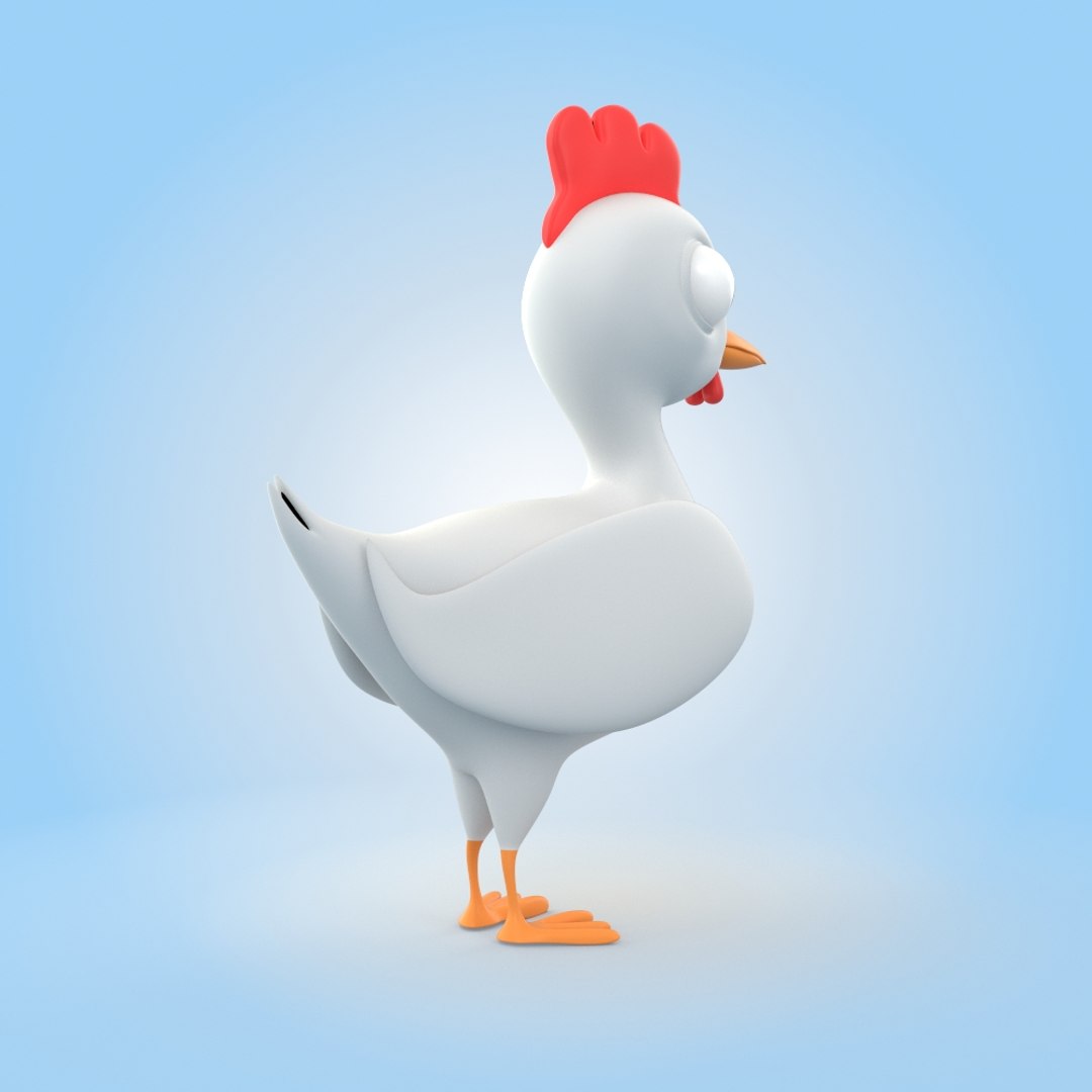 3D Chicken https://p.turbosquid.com/ts-thumb/WK/oYtaNp/VA/02/jpg/1641323027/1920x1080/fit_q87/467b5ad2e80280a73ba99a7f70430f9c3f3ffa74/02.jpg
