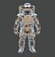 Astronaut STL 3D Printable Space Suit Character Explorer Figure