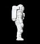 Astronaut STL 3D Printable Space Suit Character Explorer Figure