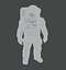 Astronaut STL 3D Printable Space Suit Character Explorer Figure