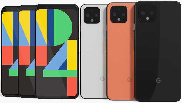 3D model realistic google pixel 4