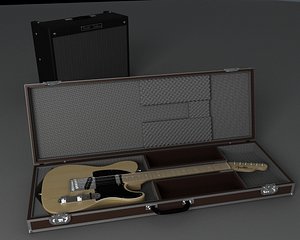 3d model fender telecaster