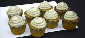 3D VANILLA BEAN CUP CAKE 2024 MAX 2019 model