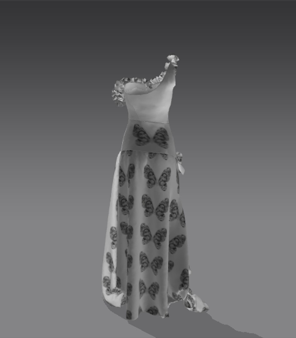 Wedding Dress 3d Model