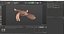 Female Hand Rigged for Cinema 4D
