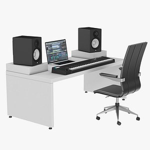 Music Desk 3D model