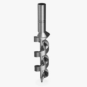 Auger Drill Bit 3D model