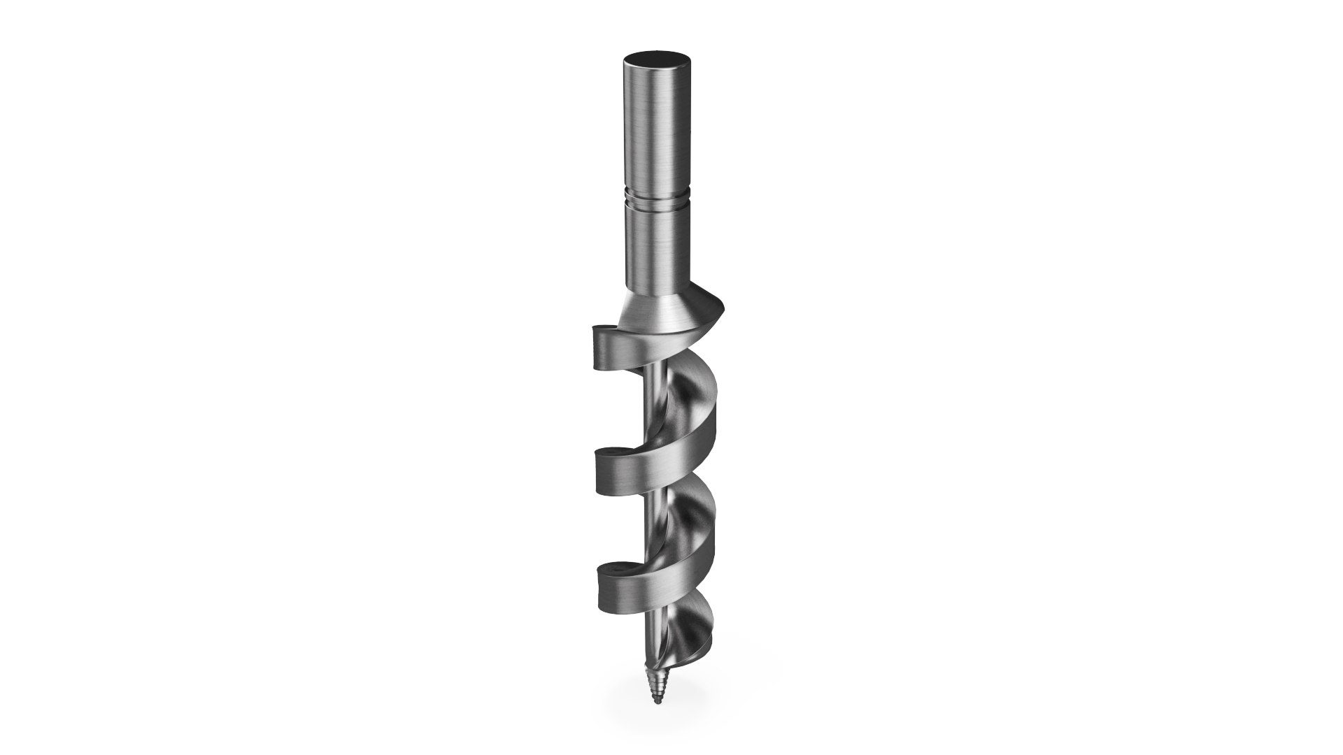 Auger Drill Bit 3D model preview