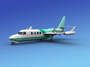 3d model aircraft westwind iai