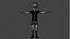 Cartoon Football player Rigged 3D