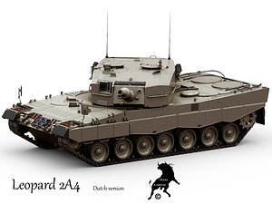 3dsmax leopard 2a4 tank version
