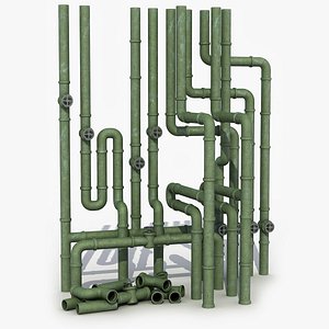 industrial pipe model