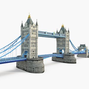 3d model tower bridge london