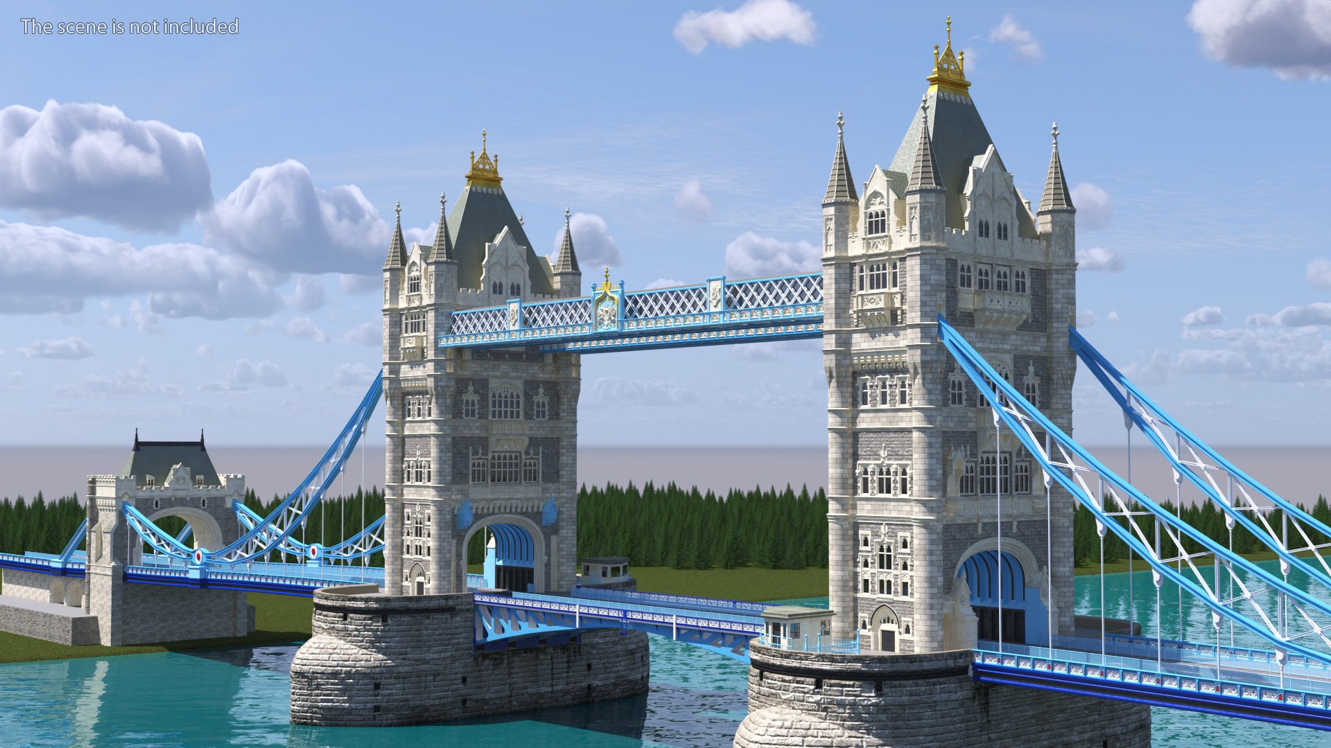 3d model tower bridge london