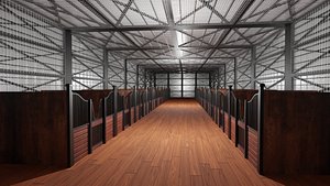 3D Horse Stable