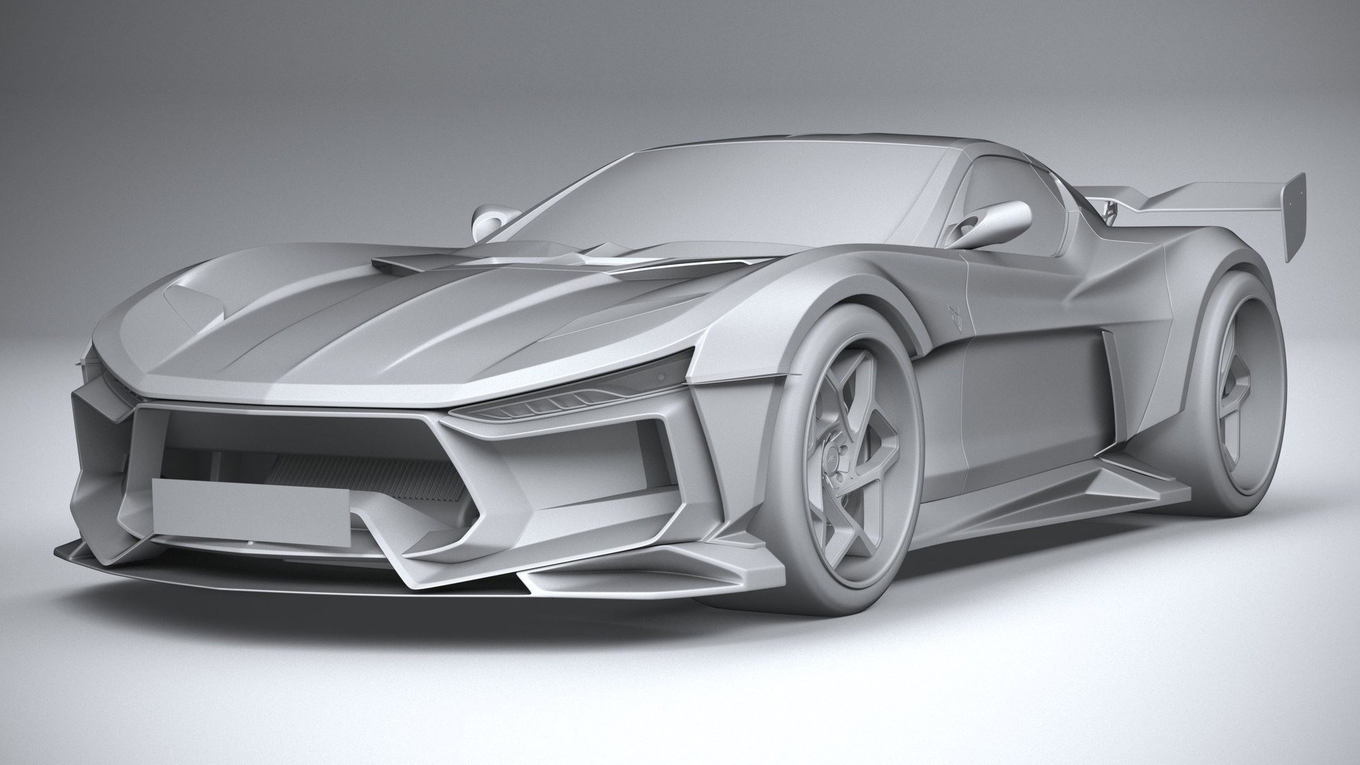 Valarra Corvette 2022 3D model - TurboSquid 1995007