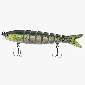 Fishing Lure for Bass Trout 3D model