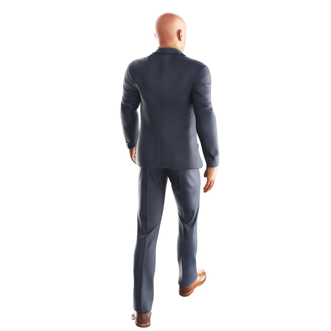Richard-Blue-Suit-Walking 3D model - TurboSquid 1857643