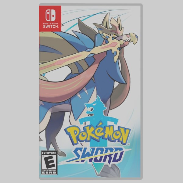 Pokemon sword case nintendo 3D model - TurboSquid 1493808