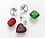 Diamante standard de diferente corte.