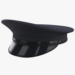 3D Police Hat model