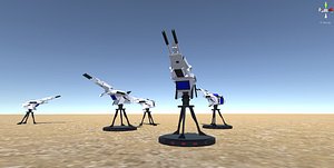 Battle Arctic Turret - Gun - Fantasy weapons for games