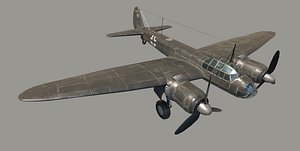 ju 88 s pbr 3D model
