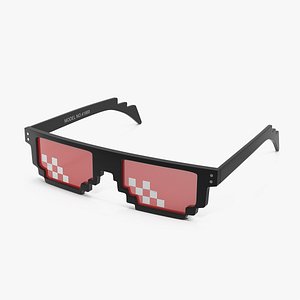 Pixelated Party Unisex Fun Sunglasses