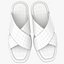 3D Men Flip Flops Soft Footbed model