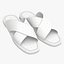 3D Men Flip Flops Soft Footbed model