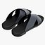 3D Men Flip Flops Soft Footbed model