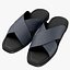 3D Men Flip Flops Soft Footbed model
