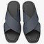 3D Men Flip Flops Soft Footbed model