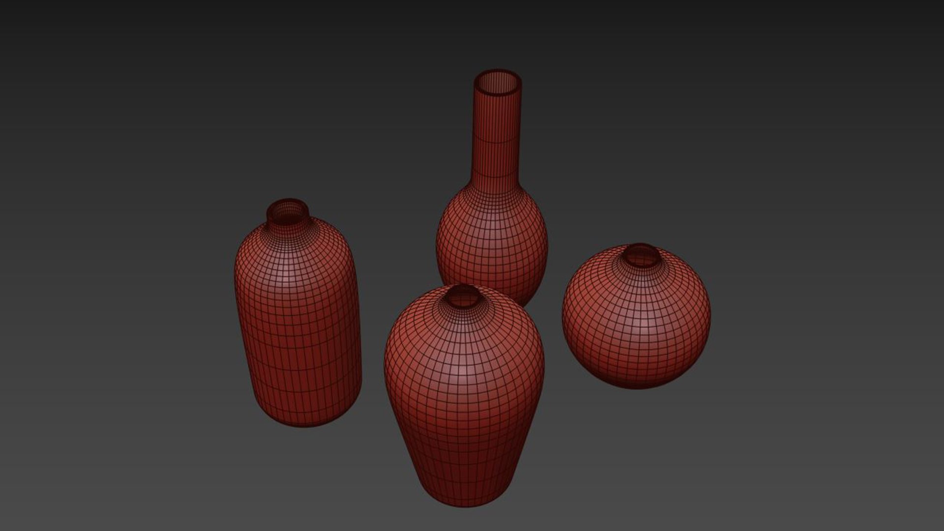 3D model Set vases home decoration - TurboSquid 2160277