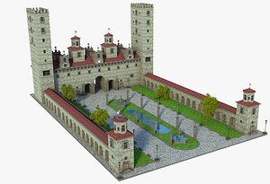 fantasy entrance 3D model