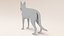German Shepherd  Dynamic Fur Ears Tail 3D model