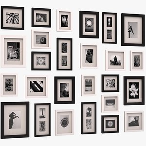 3d max contemporary picture wall