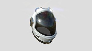 Astronaut Helmet B01 Aluminum - Character Design Fashion 3D