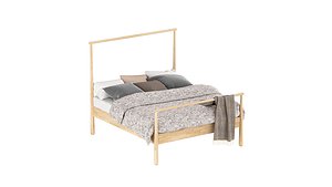IKEA GJORA Bed 3D model 3D