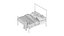 IKEA GJORA Bett 3D-Modell