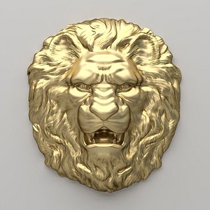 3D lion head